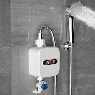 Doorstroomboiler elektrisch - 125 x 33 cm - wit