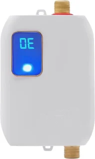Doorstroomboiler elektrisch 3000W zilver