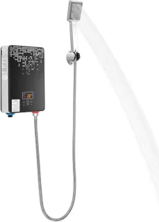 Doorstroomboiler elektrisch 6500 W zwart