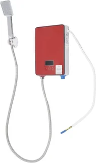 Doorstroomboiler elektrisch 6500 watt rood