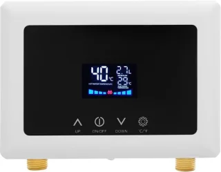 Doorstroomboiler elektrisch wit
