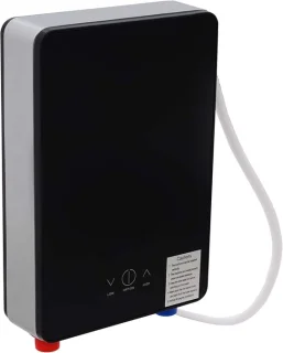 Doorstroomboiler elektrisch zwart