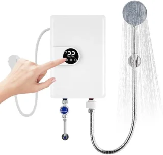 Doorstroomboiler instant boiler voor keuken 29 cm wit
