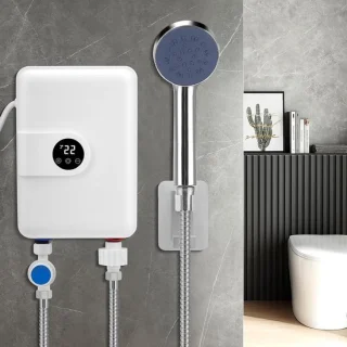 Doorstroomboiler mini wit