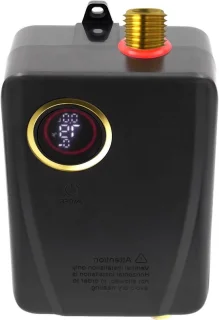 Doorstroomboiler mini zwart