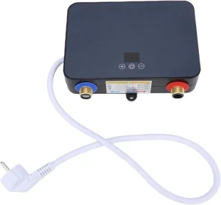 Doorstroomboiler tankloos digitaal 300 ml zwart
