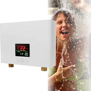 Doorstroomverwarmer 210 mm wit
