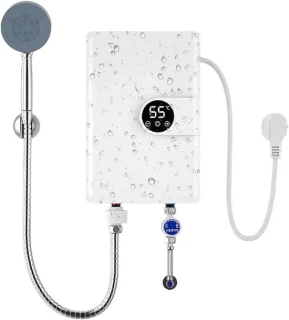 Doorstroomverwarmer 26×5,5×19 cm Wit
