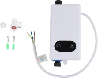 Doorstroomverwarmer 3400W Zwart