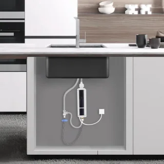 Doorstroomverwarmer 3500W wit