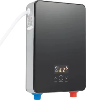 Doorstroomverwarmer 6500 w zwart