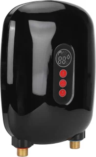 Doorstroomverwarmer 6500W Zwart