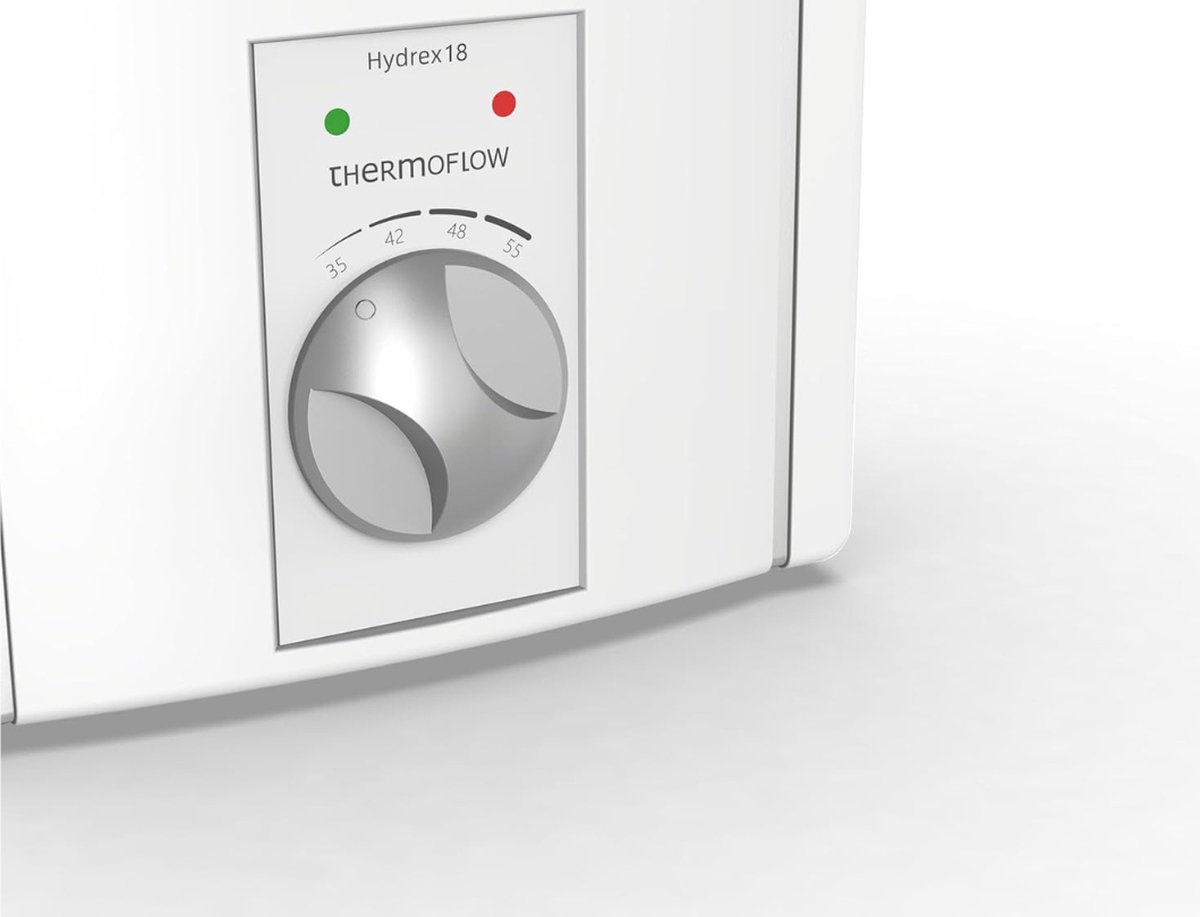 Doorstroomverwarmer Elektrisch Hydraulisch Thermostaat 75°C
