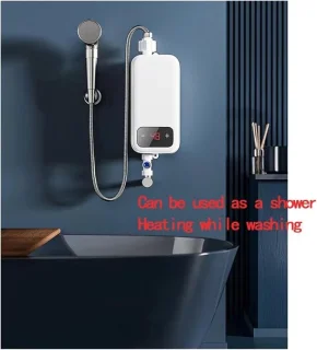 Doorstroomverwarmer elektrische boiler 16.7 cm