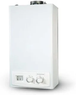 Doorstroomverwarmer methaan aangedreven 10 liter wit