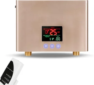 Doorstroomverwarmer mini waterverwarmer 3000 w goud