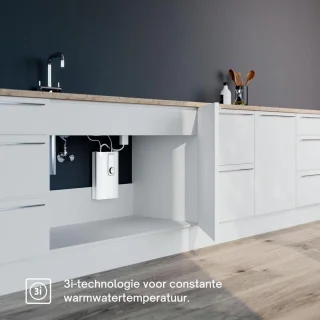 Doorstroomverwarmer Wastafel Elektrisch Automatische Thermostaat