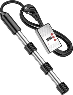 Draagbare waterverwarmer met digitale temperatuurweergave, 35 cm