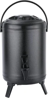 Drankdispenser met kraan catering urn 95 liter zwart
