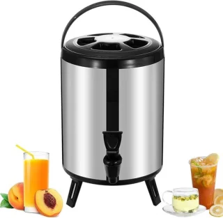 Drankdispenser thermoskan urn zilver