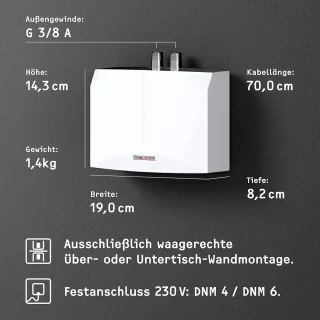 Drukloze Miniboiler 5,7 kW