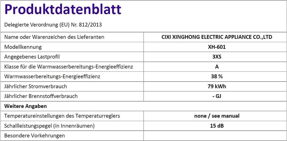 Durchlauferhitzer Edelstahl mit Temperaturanzeige, 360° schwenkbar