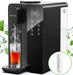 Ecoviva MATE4 Heetwaterdispenser en Waterfilter 4.5L Zwart