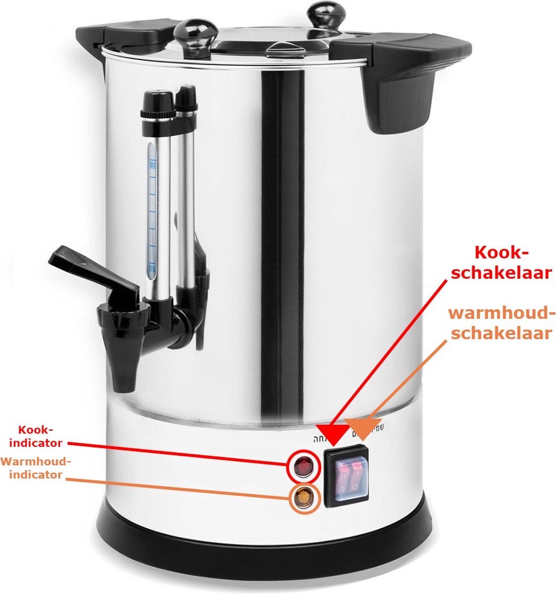 Electro Hanan Heetwaterdispenser 8L RVS