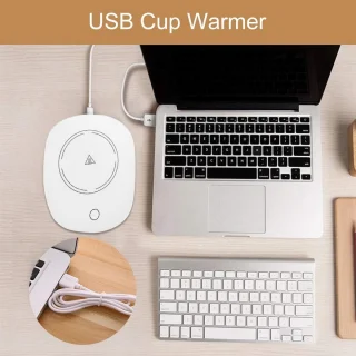 Elektrische Bekerwarmer Bureau - Wit