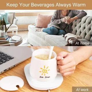 Elektrische Bekerwarmer Bureau - Wit