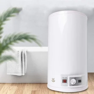 Elektrische boiler 50 liter onderbouw wit