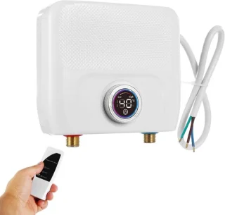Elektrische boiler compact - kleine waterverwarmer - wit