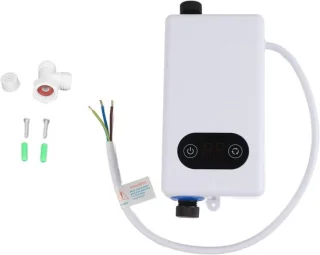 Elektrische boiler - directe waterverwarmer - compact - zilver
