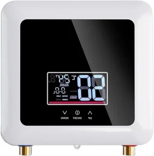 Elektrische boiler doorstromer zwart