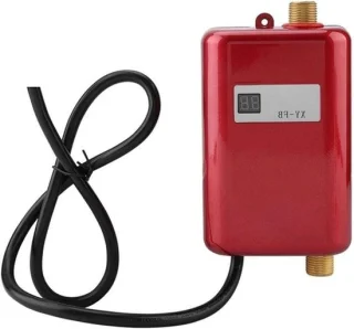 Elektrische boiler doorstroomverwarmer mini rood