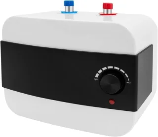 Elektrische boiler klein 6 liter wit-zwart