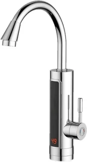 Elektrische boiler kraan 3300w zilver