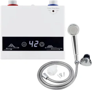 Elektrische boiler met douche