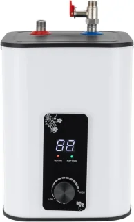 Elektrische boiler ondertafel 8 L 1500 W Wit/Zwart