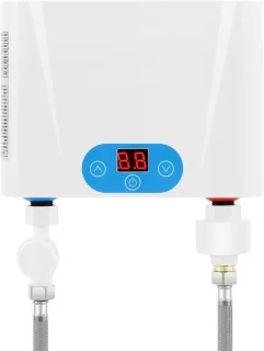 Elektrische boiler voor keuken, tankloos, 55 kilowatt, wit