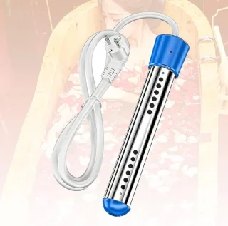 Elektrische Dompelverwarmer 44 cm - Blauw