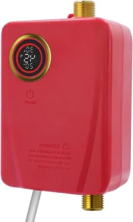 Elektrische doorstromer 3500 watt rood