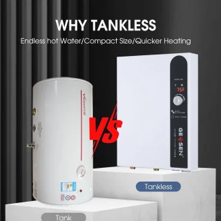 Elektrische doorstroomboiler 27 kW