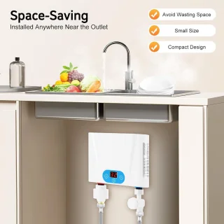 Elektrische doorstroomboiler 5,5 kW - ondetafel