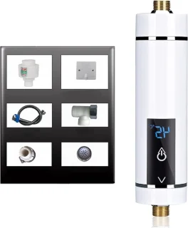 Elektrische Doorstroomboiler 5500W Wit