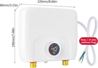 Elektrische doorstroomboiler 6500W