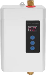 Elektrische doorstroomboiler 65x24 cm wit
