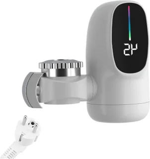 Elektrische doorstroomboiler kraan