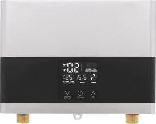 Elektrische doorstroomboiler mini boiler keuken zilver