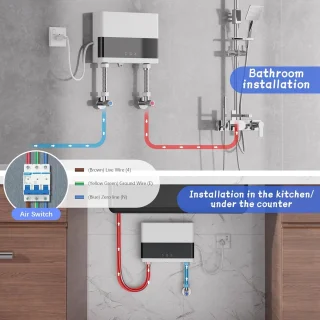 Elektrische doorstroomboiler